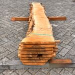 8x Europees Noten Stam Gezaagd, 27x350mm, Lengte 200cm